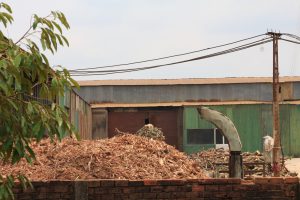 Xưởng sản xuất viên nén gỗ gây ô nhiễm môi trường tại Đắk Lắk